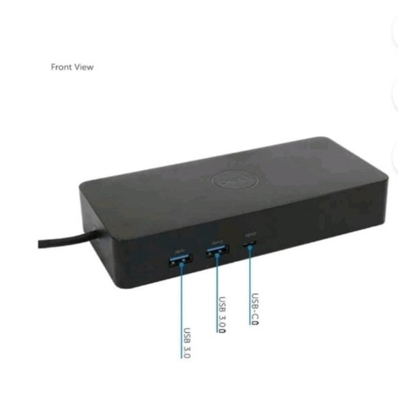 DELL D6000 DisplayLink Universal Docking Station +130W AC USB 3.0 / USB-C UHD 4K - Picture 6 of 16